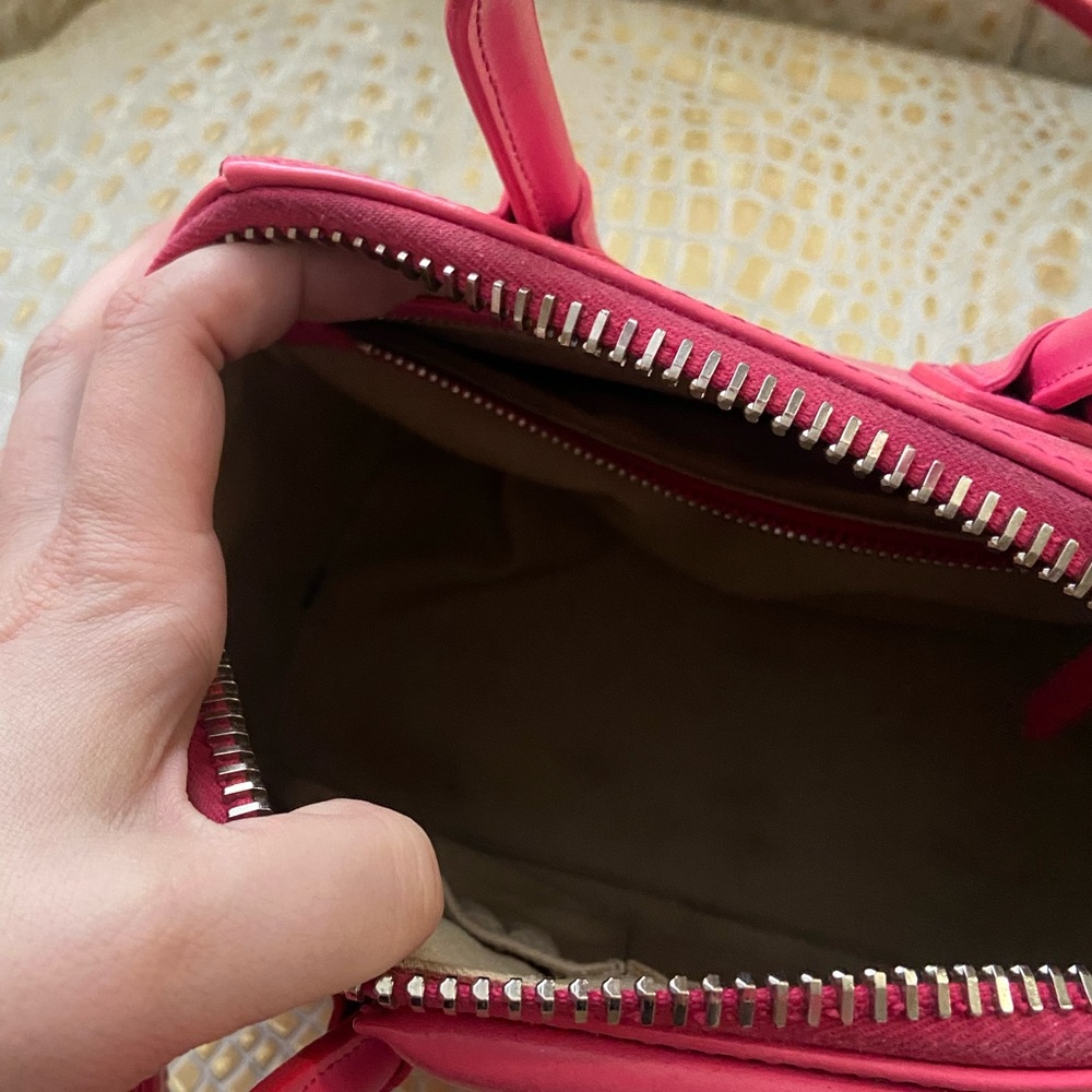 Givenchy Shiny Lord Calfskin Mini Antigona in Hot Pink - Picture 12 of 15
